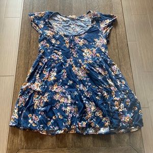 Blue Floral Dress
